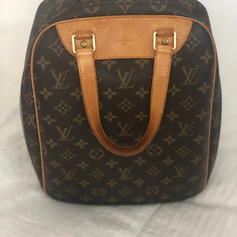 LOUIS VUITTON EXCURSION HAND SHOES BAG PURSE MONOGRAM